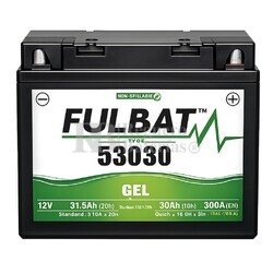 Bater�a Gel 12 Voltios 30 Amperios CCA 325 Fulbat | 53030 184x125x170 mm